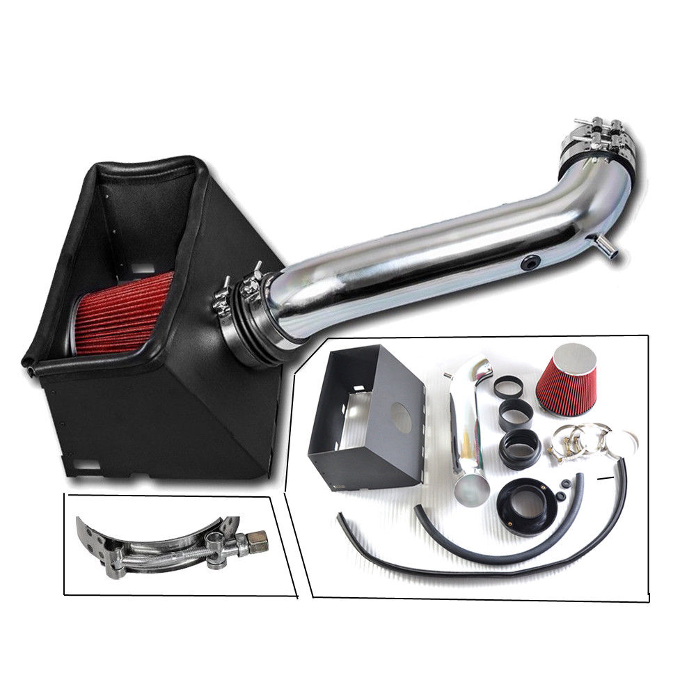 3SP Polished Long Tube Intake System 03-08 Dodge Ram 5.7L Hemi - Click Image to Close